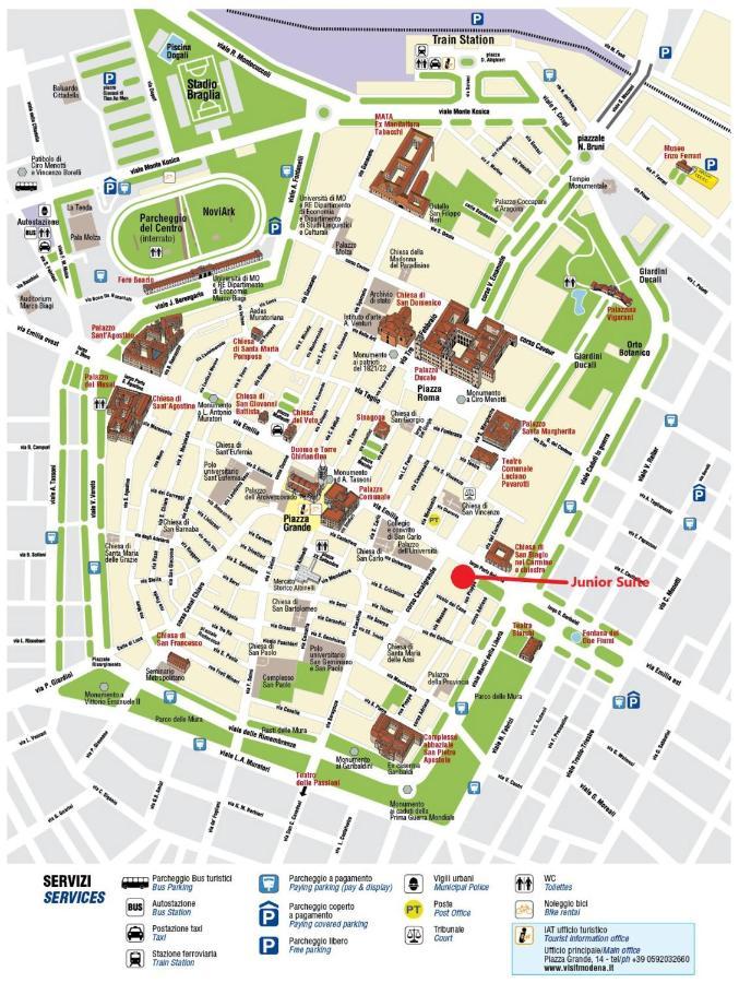 Modena Centro Junior Suite Bagian luar foto